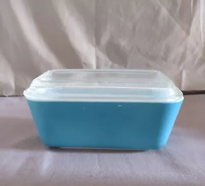 Buy Pyrex 502 Blue With Lid Refrigerator Dish • 14.22£