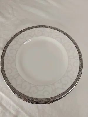 Buy Wedgwood Celestial Platinum 5x Bone China 7  Side Bread Plates. (Pre Owned) • 36.99£