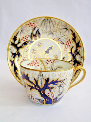 Buy John Rose Coalport Candlelight Imari Vine Antique Porcelain Cup & Saucer 1 Of 2 • 35£