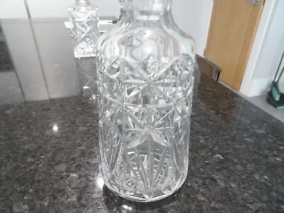 Buy Lovely Unused Vintage Cut Glass Decanter • 9.99£