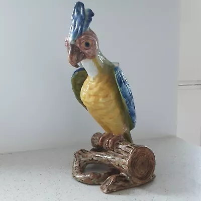 Buy Fourmaintraux Courquin Desvres Faience Pottery Figure Of Parrot • 250£