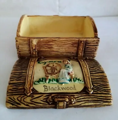 Buy Manor Ware Cymru BlackwoodTrinket Box Chest  Memorabilia Vintage Collectable  • 8.49£