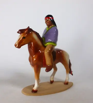 Buy Hagen Renaker Red Indian Upon Horse Figure - Perfect • 1.40£