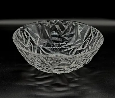 Buy Vintage Tiffany & Co. Rock Cut Faceted Crystal Clear Bowl 9  Acid Etch Hallmark  • 71.37£