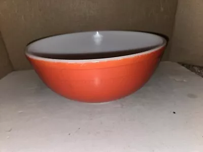 Buy Vintage 60's/70's Pyrex Large Red Mixing Bowl,404,Four (4) Quart,Very Good • 28.42£
