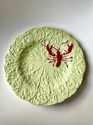 Buy Vintage Carlton Ware Plate In The Rare Lettuce And Lobster Design C1950's • 19.99£