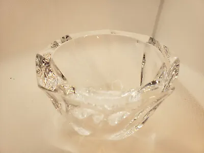 Buy Vintage Orrefors Sweden 5  SIGNED Lead Crystal Swirl Bowl, With Label • 20.83£