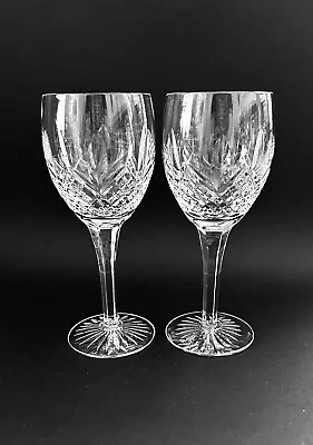 Buy Edinburgh Crystal Montrose Pair Wine Glasses 6 7/8” • 30£