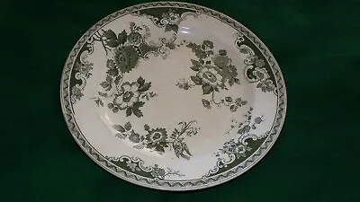 Buy Antique Irish Belleek Pottery Floral Pattern Earthenware Plate Date 1863-91 • 79£