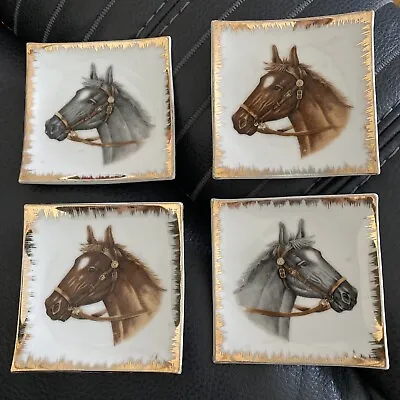 Buy Bradley Exclusives, Horse Equestrian Square Plate, Dish, Tray, Trivet, Japan  • 24.55£