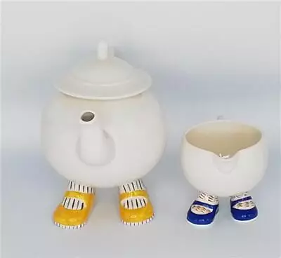 Buy Rare  Carlton Ware Lustre Walking Ware Teapot And Milk Jug • 52£