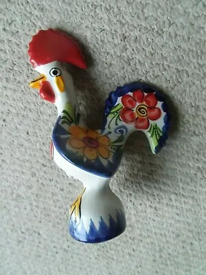 Buy ART FAIENCE COCKEREL QUIMPER (TYPE) 6  (15cm) FRANCE HAND PAINTED • 14£