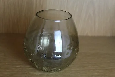 Buy Lustre Crackle Glass Vase • 5.99£