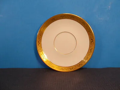Buy Raynard China Limoges France Ambassador Gold Pattern Saucer 5 3/4  • 14.10£