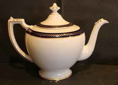 Buy Coalport Blue Wheat Tea Pot 5 Cups 5 3/8  • 160.41£