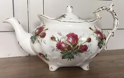 Buy Large Hammersley China Teapot Grandmother’s Rose • 40£