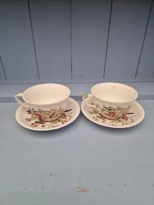 Buy Johnson Brothers Windsor Ware Garden Bouquet Cups & Saucers • 5£