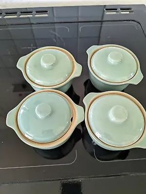Buy Denby Pottery Stoneware Manor Green Small Lidded Casserole Dish/ Soup Bowl • 0.99£
