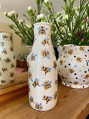 Buy Emma Bridgewater Bumblebee Large Milk Bottle. Unused. 2nd With Issues! • 20£