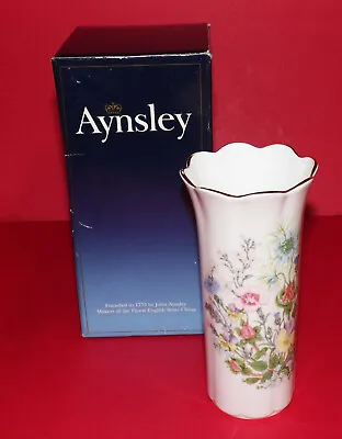 Buy AYNSLEY Fine Bone China * Vintage Vase * Wild Tudor Design * 6  (15cm) * • 7.99£