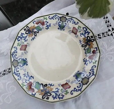 Buy Royal Doulton Nankin Pottery Plate RD 597783 Chinese Prayer Scrolls & Flowers • 35£