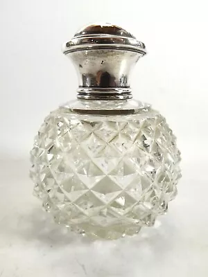 Buy Antique Silver Mounted Dressing Table Bottle Hallmarked London 1925 Ref 2062/6 • 22£
