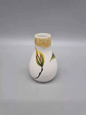 Buy A Vintage E Radford? Pottery Small Bud / Posy Vase Cottage Flowers Design • 10£