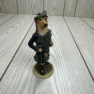 Buy Country Companions England Rough Collie Dog Sottish Irish Kilt Figurine 6 1/4  • 37.94£