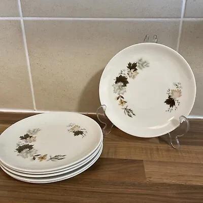 Buy Vintage Fine Bone China Royal Doulton Westwood Autumn Pattern 6 X 6” Side Plates • 10£