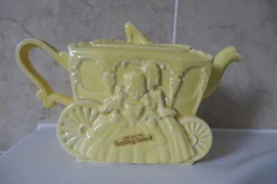 Buy Ellgreave Pottery 14cm High Yellow Novelty Cinderella Teapot -a Present Hayling • 38£