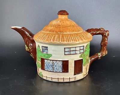 Buy Vintage Beswick Thatched Cottage Ware Teapot Hand Painted Bright Colours  • 12.72£
