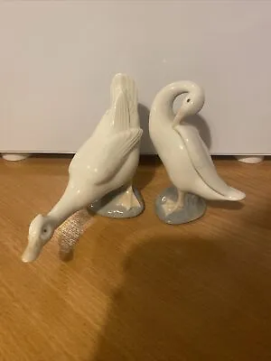 Buy Lladro Nao Pair Of Geese Figures • 2.50£