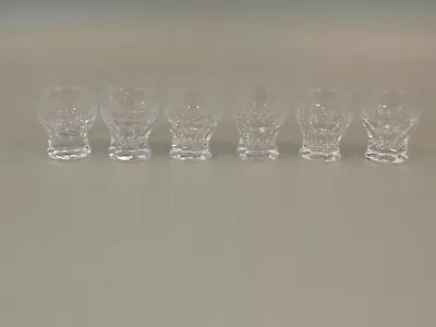 Buy Set Of Six Small Crystal Shot Glasses. • 9.99£