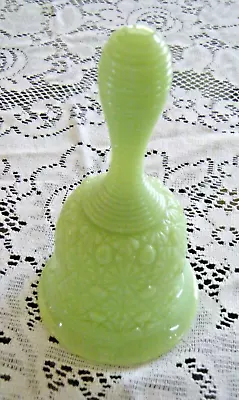 Buy Fenton Green Bell With Button & Daisy Design-beautiful Excellent Condition • 12.42£