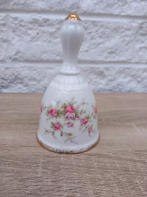 Buy Paragon Victoriana Rose Bone China Porcelain Bell Pink Roses Gold Floral England • 10£