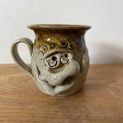 Buy Vintage Pretty Ugly Pottery Handmade Stoneware Coffee Mug/ Cup Wales Novelty • 12.50£