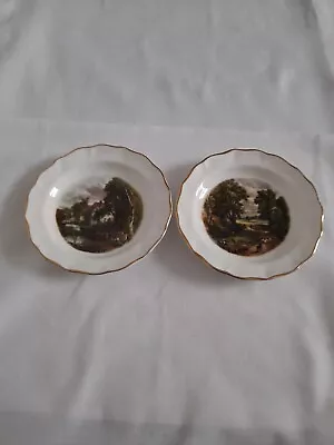 Buy 2 Duchess Bone China Trinket Dishes,with Lovely Rural Views. • 4.07£