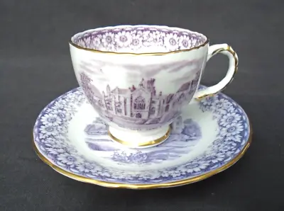 Buy H & M Sutherland China Historical Britain Coffee Cup & Saucer; Melrose, Braemar • 14.95£