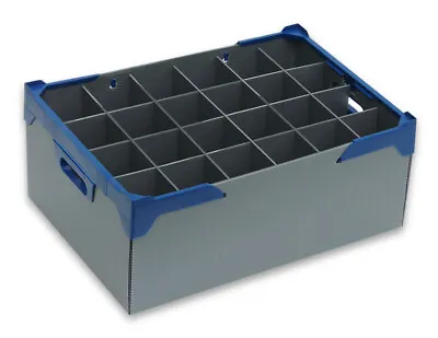 Buy Glass Storage Boxes Crates Containers | Pack-Stack-Store & Deliver Your Glasses • 29.95£