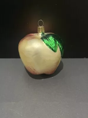 Buy Vintage Smith & Hawken Germany Glass Apple Christmas Tree Ornament • 17.05£