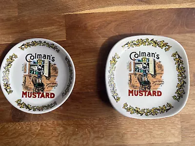 Buy 2 X Vintage Colman’s Mustard Advertising Dish Lord Nelson Pottery • 10£
