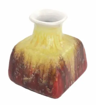 Buy Marcello Fantoni Signed Italy Lava Drip Glaze Mid Century Pottery Vase Raymor • 590.69£