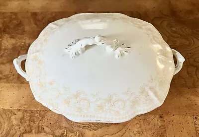 Buy 1880s Antique John Maddock & Sons Royal Vitreous Floral Soup Tureen England • 17.98£