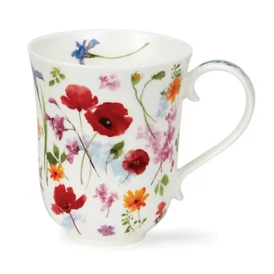Buy NEW Dunoon, Fleurie, Red Poppy, Floral Bone China Coffee Mug /Tea Cup 0.33L • 22.90£