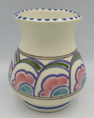 Buy Honiton Pottery Devon Hand Painted Decorative Ceramic Vase Made In England • 4£