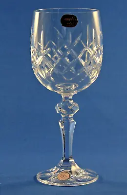 Buy BOHEMIA CRYSTAL - FLAMENCO DESIGN - LARGEST WINE GLASS (GOBLET) (220ml) 18cm/ 7  • 18£