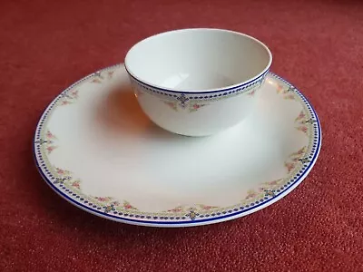 Buy Vintage / Antique  Wedgwood English China Sugar Bowl & Cake Plate 1522 • 12£