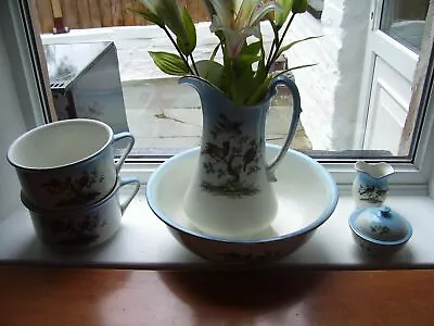 Buy Newport Pottery Stunning Wash Bowl Jug Complete Set • 125£