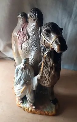 Buy Vintage Large  Capodimonte  Ceramic Camel & Figure • 29.95£