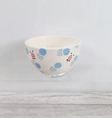 Buy Laura Ashley Bowl Hand Decorated Ditsy Floral Polka Dot Print Cereal Soup China • 4.99£